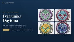 rolex four seasons – de fyra unika cosmograph daytona som säljs på phillips i london
