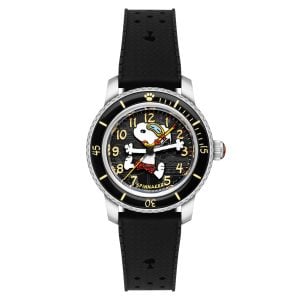 spinnaker snoopy seaside snorkel, shadowed steel med svart urtavla