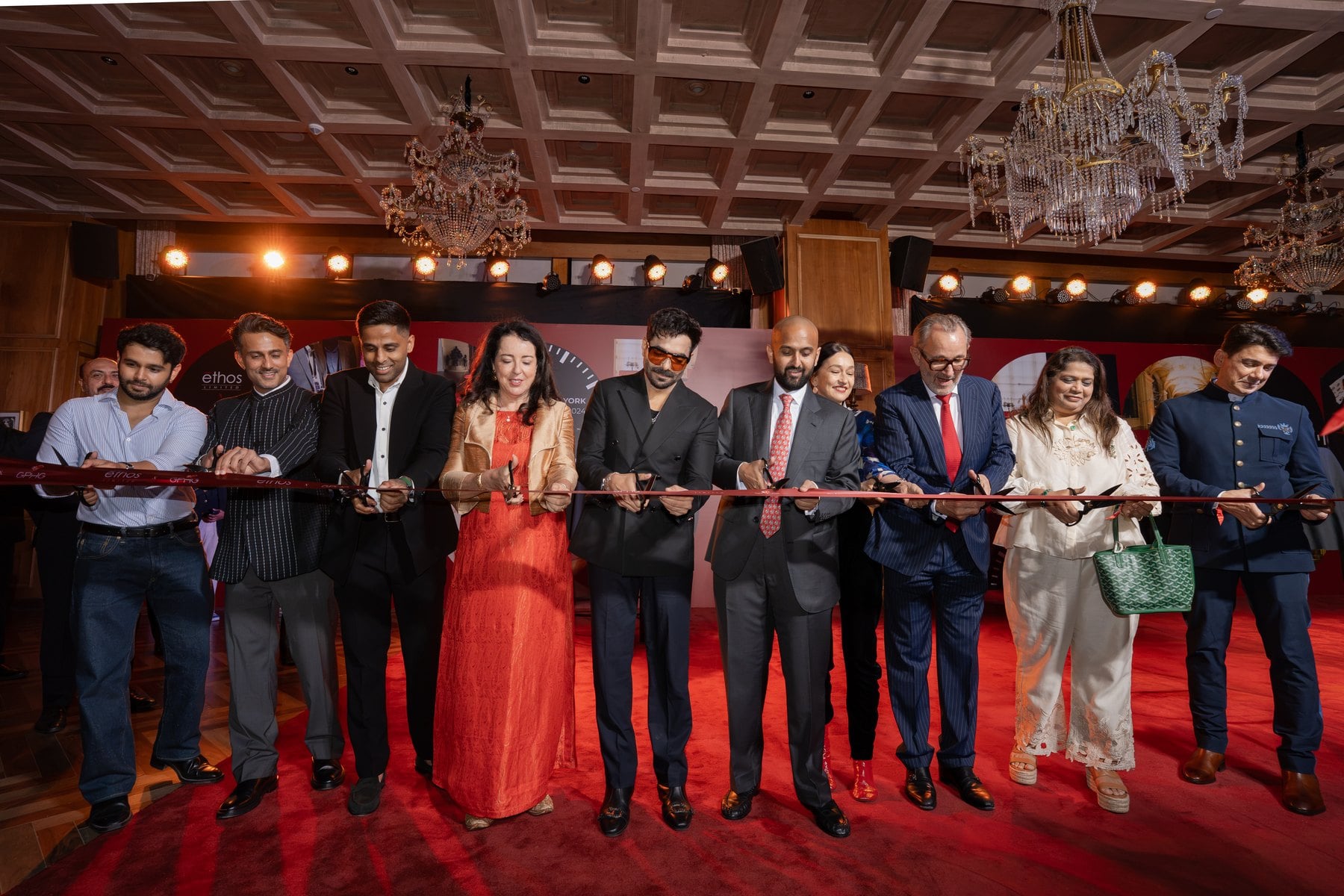 Invigningen av GPHG 2026 World Tour i Mumbai med bandklippning